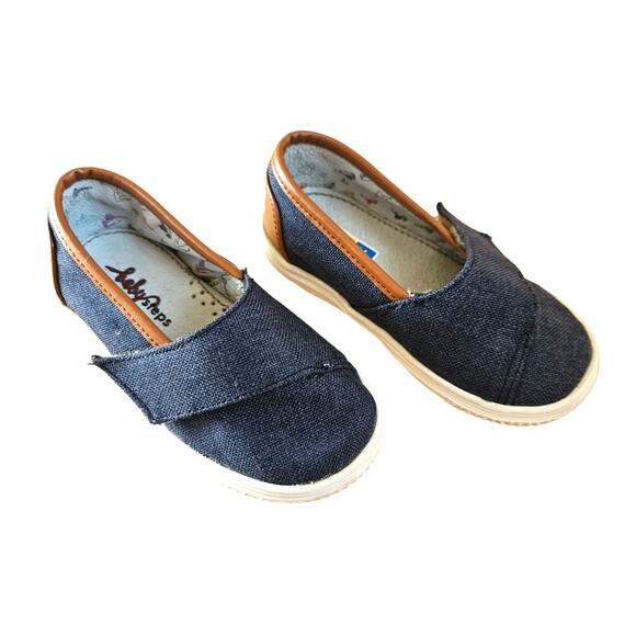 Roshambo Denim Baby Steps Shoes Navy Toddler Size 8 - Picture 2 of 8